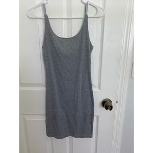 Grey mini dress